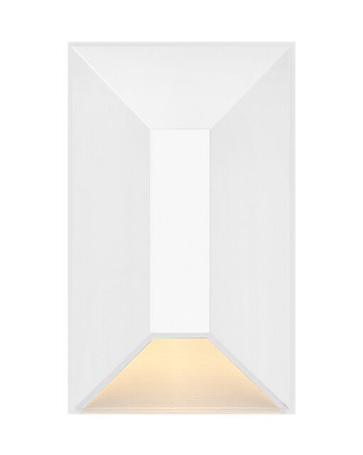 Nuvi Small Rectangular 12V LED Deck Sconce by Hinkley Lighting - Durable Vinyl Alloy, Modern Design, Dimmable