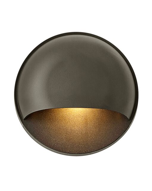 Hinkley Nuvi Round Deck Sconce 12V LED Outdoor Light - Durable Vinyl Alloy, Dimmable, ETL Rated