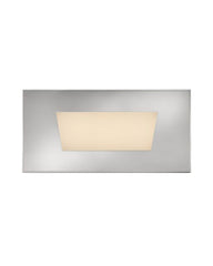 Hinkley Lighting Sparta Dash LED Small Flat Brick Light 5W 3000K IP65 Stainless Steel 15344SS