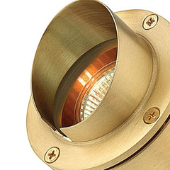 Hinkley Lighting Submersible Pond Light 1539BS - Brass Finish, 8W MR16, Dimmable, UL Wet Rated