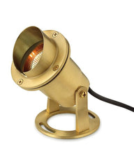 Hinkley Lighting Submersible Pond Light 1539BS - Brass Finish, 8W MR16, Dimmable, UL Wet Rated