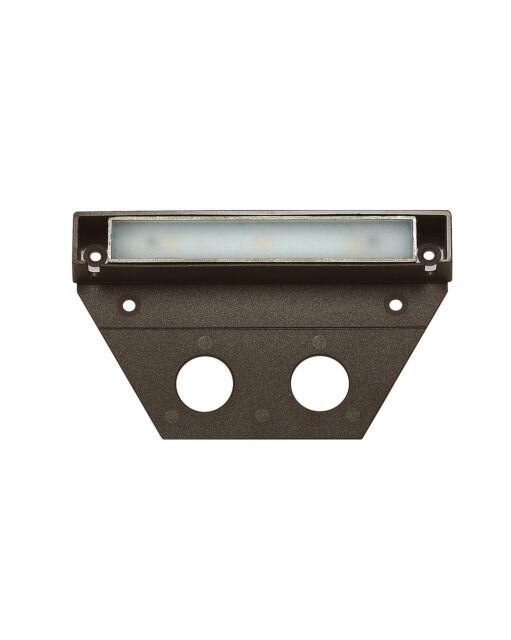 Hinkley Lighting Nuvi Medium Deck Sconce, 12V LED, 2700K Warm Glow, Weather-Resistant Vinyl Alloy