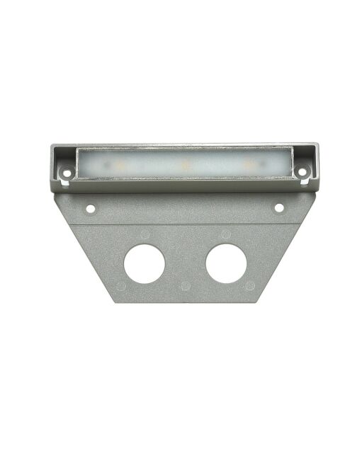 Hinkley Lighting Nuvi Medium Deck Sconce, 12V LED, 2700K Warm Glow, Weather-Resistant Vinyl Alloy