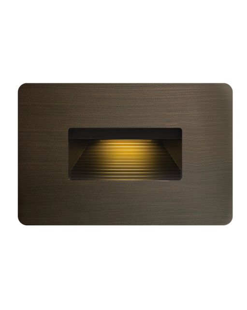 Hinkley Lighting Luna Hardy Island 12V LED Horizontal Step Light, Matte Bronze Finish, Dimmable, ADA Compliant