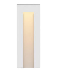 Hinkley Lighting Taper Tall Vertical Deck Sconce, ADA Compliant, LED, Bronze & Satin White Finish