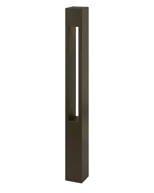 Hinkley Lighting Atlantis Square Large LED Bollard Light - Eco-Friendly, 4W, 340 Lumens, Modern Design