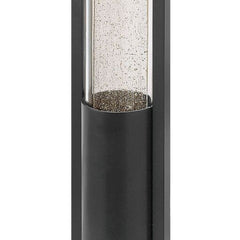 Hinkley Lighting 15607BK Shelter Bollard Light - Modern Black LED Outdoor Fixture with Dimmable 2700K Warm Glow