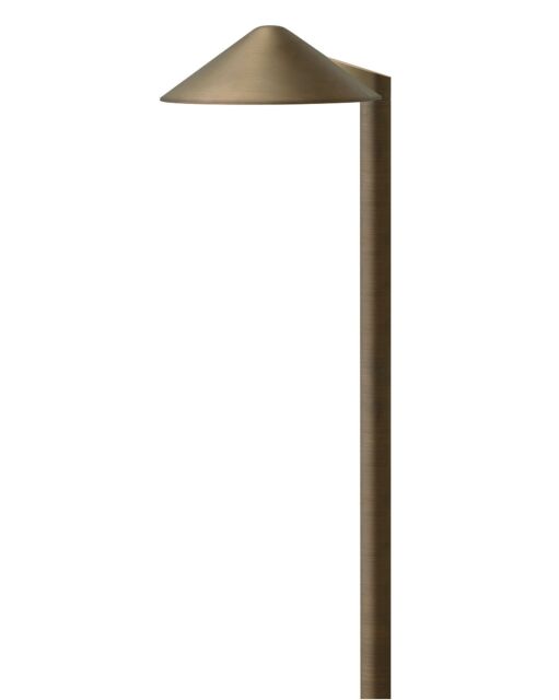 Hinkley Hardy Island 16012MZ-LL Round Side Mount LED Path Light, Durable Cast Brass, 150 Lumens