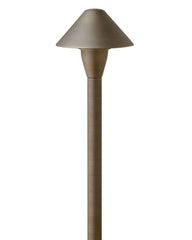 Hinkley Lighting Hardy Island Mini Classic LED Path Light 16016MZ-LL - Weathered Brass Finish, 150 Lumens