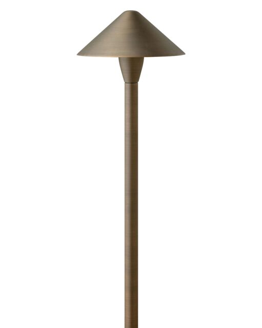 Hardy Island Large Classic LED Path Light by Hinkley, Matte Bronze, 1.5W, 150 Lumens, 2700K, Dimmable