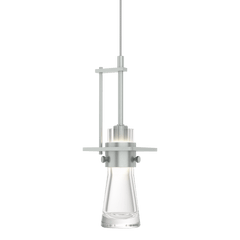 Erlenmeyer Large Low Voltage Mini Pendant Light with Dimmable Glass Shade, Adjustable Height, Multiple Finishes