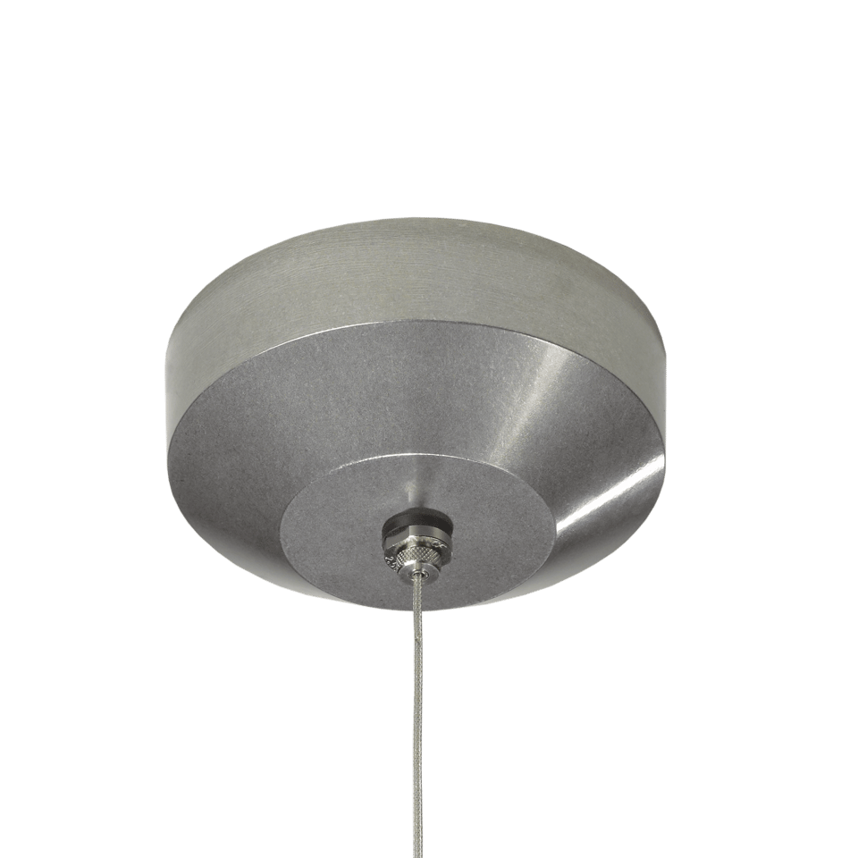 Erlenmeyer Large Low Voltage Mini Pendant Light with Dimmable Glass Shade, Adjustable Height, Multiple Finishes