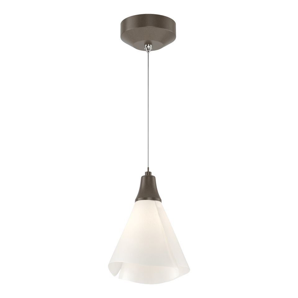 Hubbardton Forge Mobius Low Voltage Mini Pendant Light with Adjustable Height and Dimmable Features