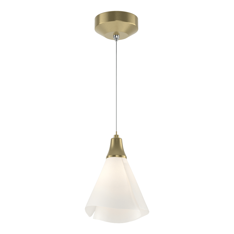 Hubbardton Forge Mobius Low Voltage Mini Pendant Light with Adjustable Height and Dimmable Features