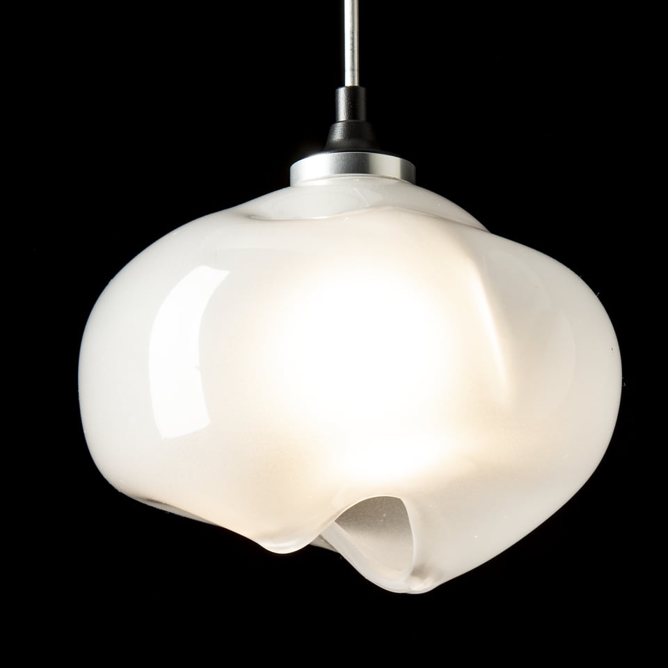 Hubbardton Forge Ume 6.4-Inch Low Voltage Mini Pendant Light with Dimmable Functionality and Adjustable Height