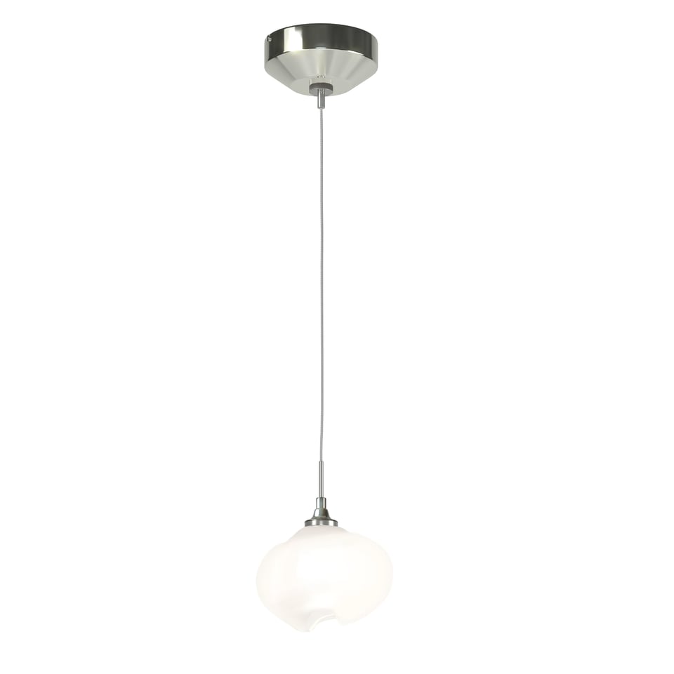 Hubbardton Forge Ume 6.4-Inch Low Voltage Mini Pendant Light with Dimmable Functionality and Adjustable Height