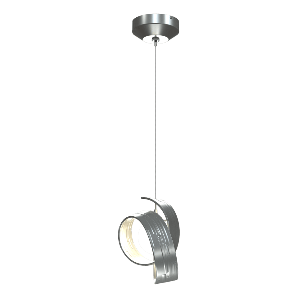 Hubbardton Forge Riza 1-Light Low Voltage Mini Pendant, Dimmable, Handcrafted, Adjustable Height