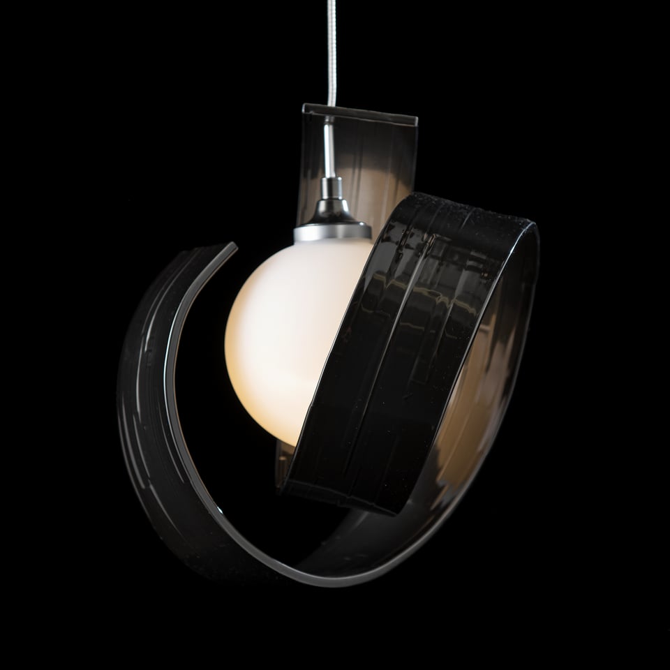 Hubbardton Forge Riza 1-Light Low Voltage Mini Pendant, Dimmable, Handcrafted, Adjustable Height