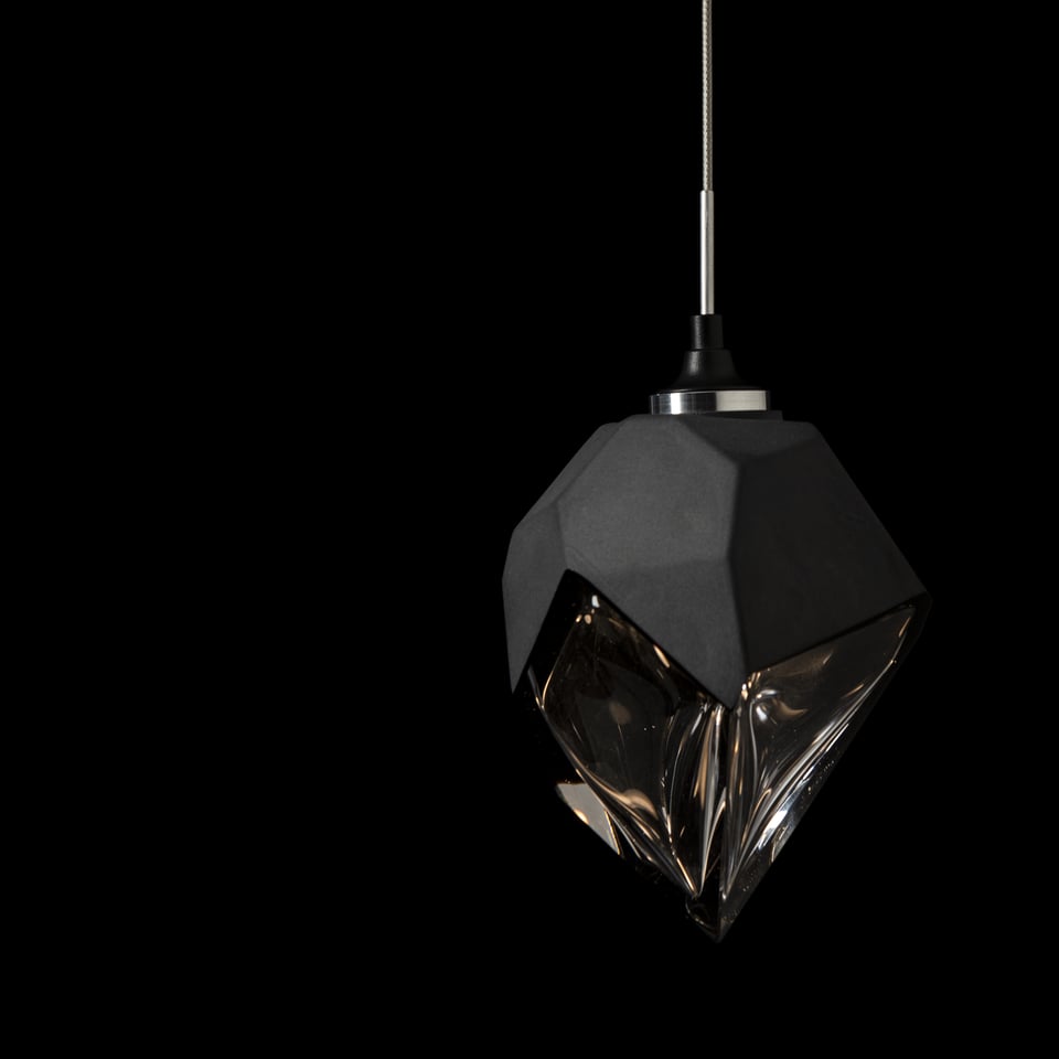 Hubbardton Forge Chrysalis 1-Light Small Pendant With Customizable Finish Options & Dimmable Feature