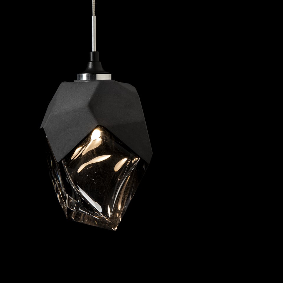 Hubbardton Forge Chrysalis 1-Light Small Pendant With Customizable Finish Options & Dimmable Feature