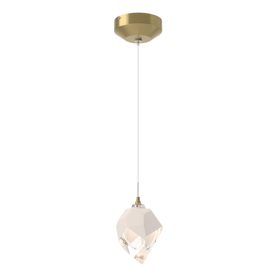 Hubbardton Forge Chrysalis 1-Light Small Pendant With Customizable Finish Options & Dimmable Feature