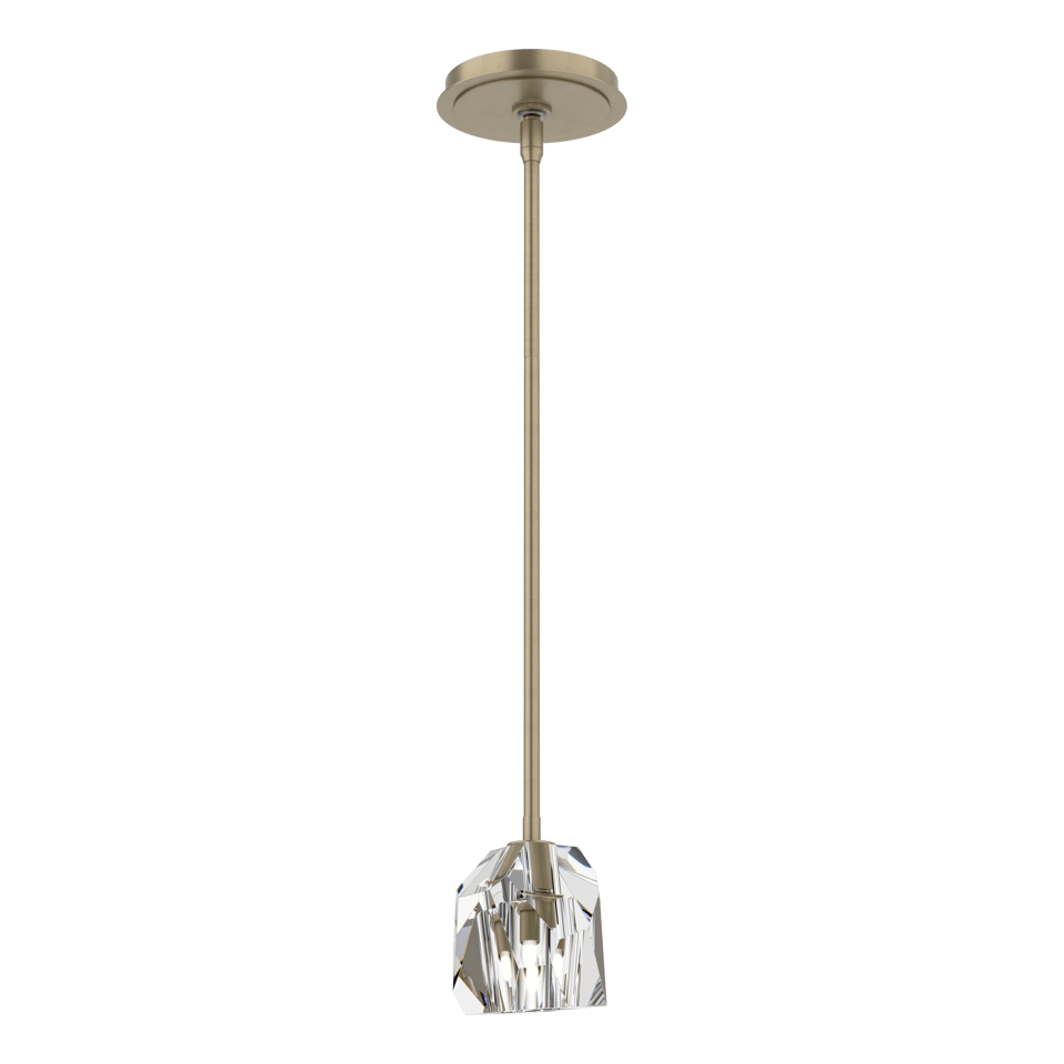 Gatsby 1-Light Mini Pendant by Hubbardton Forge with Adjustable Height & Dimmable Functionality