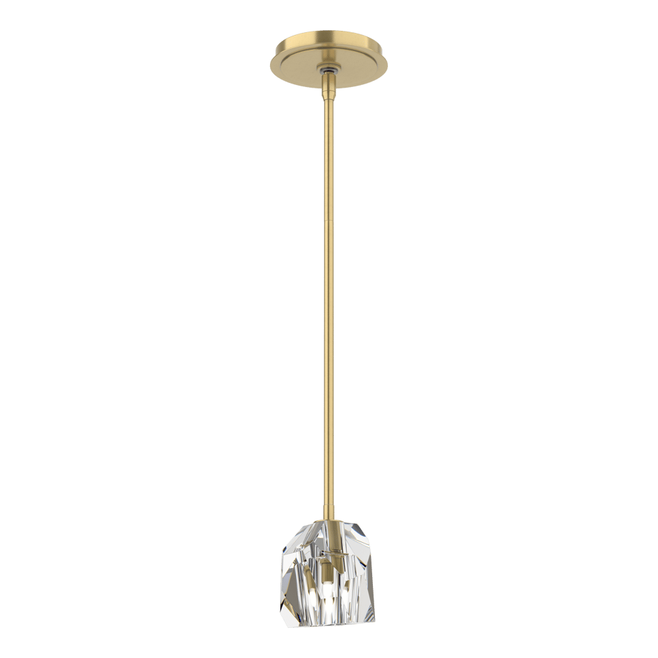 Gatsby 1-Light Mini Pendant by Hubbardton Forge with Adjustable Height & Dimmable Functionality