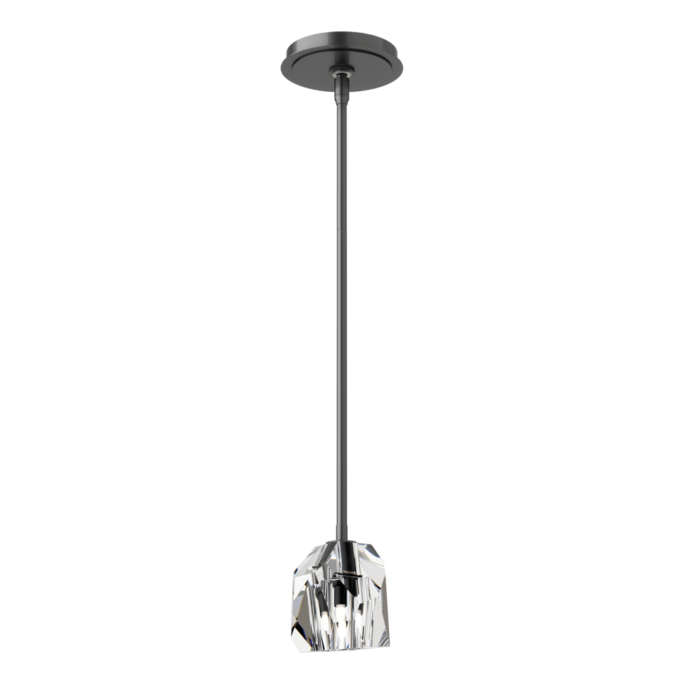 Gatsby 1-Light Mini Pendant by Hubbardton Forge with Adjustable Height & Dimmable Functionality