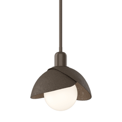 Brooklyn Double Shade Mini Pendant Light by Hubbardton Forge - Artisan Crafted, Dimmable, Versatile Finishes