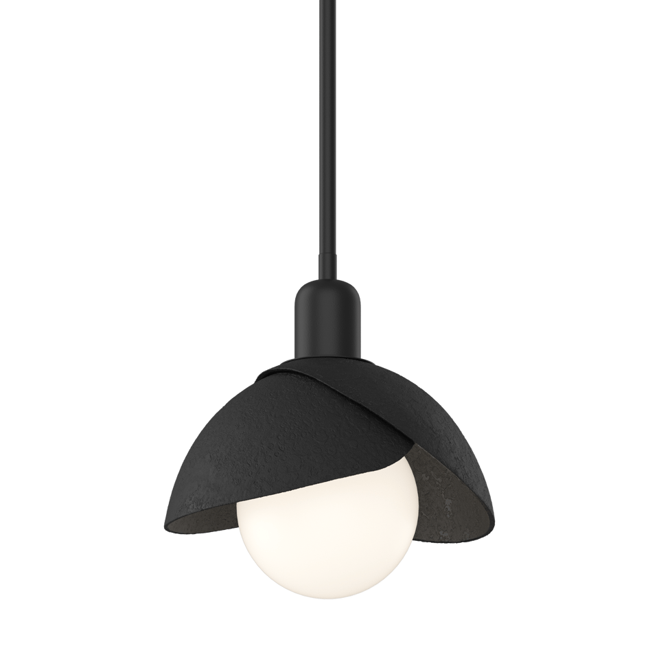 Brooklyn Double Shade Mini Pendant Light by Hubbardton Forge - Artisan Crafted, Dimmable, Versatile Finishes