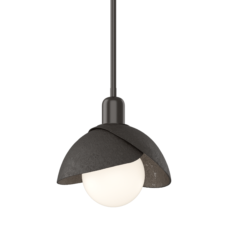 Brooklyn Double Shade Mini Pendant Light by Hubbardton Forge - Artisan Crafted, Dimmable, Versatile Finishes