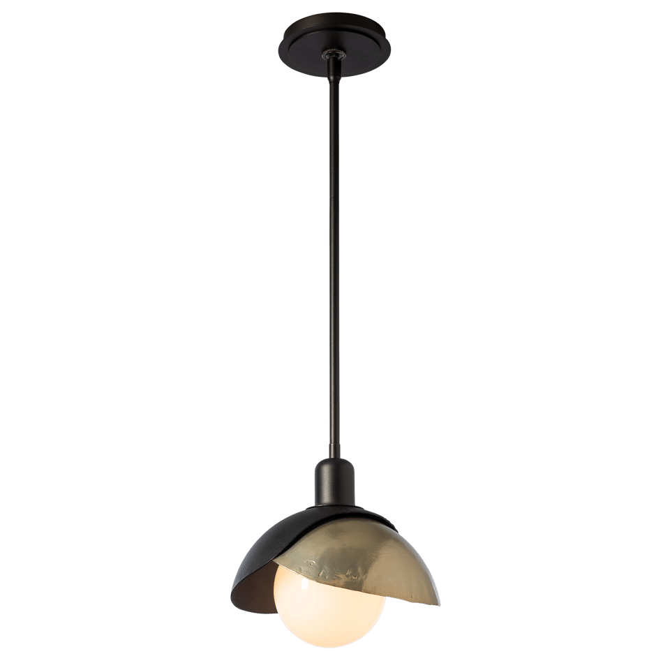 Brooklyn Double Shade Mini Pendant Light by Hubbardton Forge - Artisan Crafted, Dimmable, Versatile Finishes