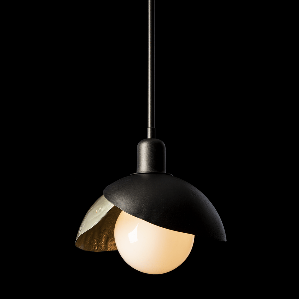 Brooklyn Double Shade Mini Pendant Light by Hubbardton Forge - Artisan Crafted, Dimmable, Versatile Finishes