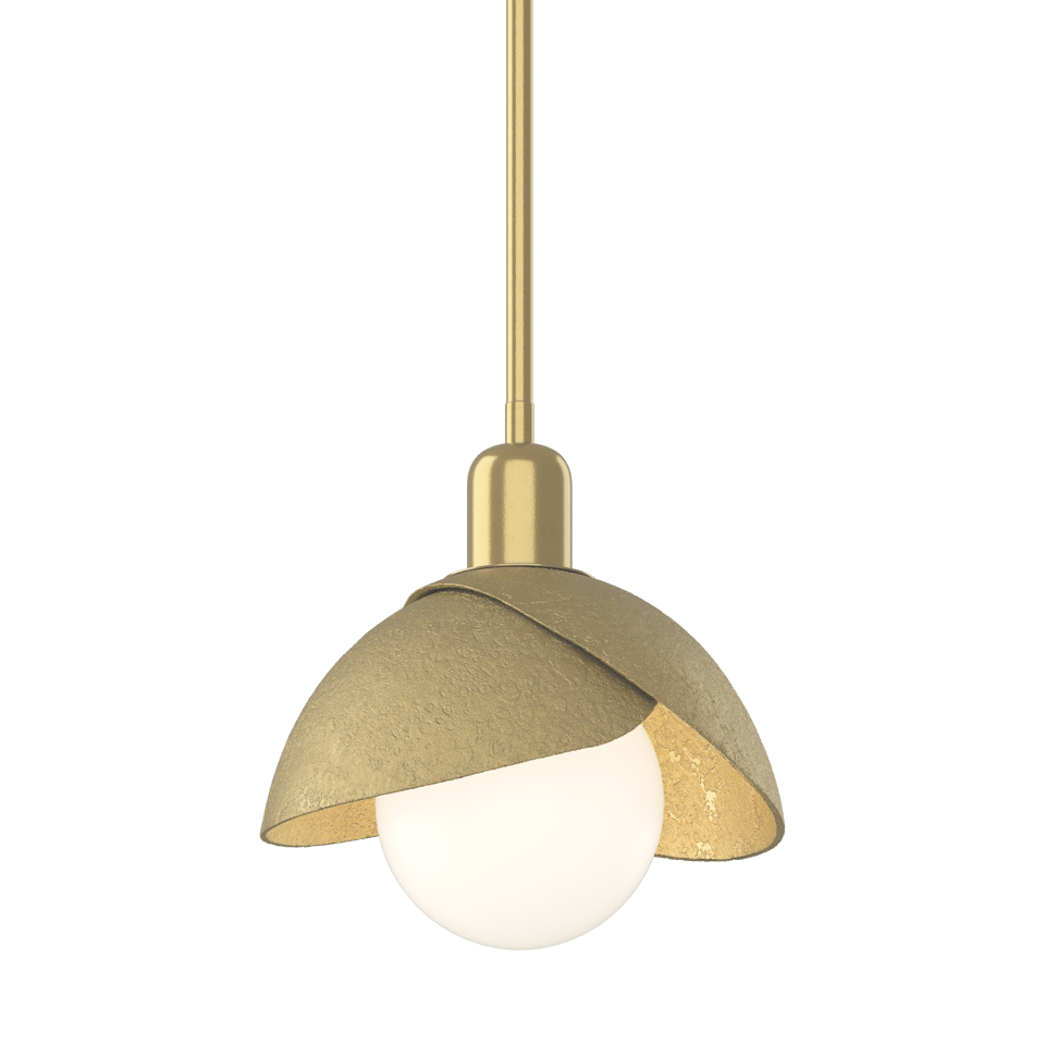 Brooklyn Double Shade Mini Pendant Light by Hubbardton Forge - Artisan Crafted, Dimmable, Versatile Finishes