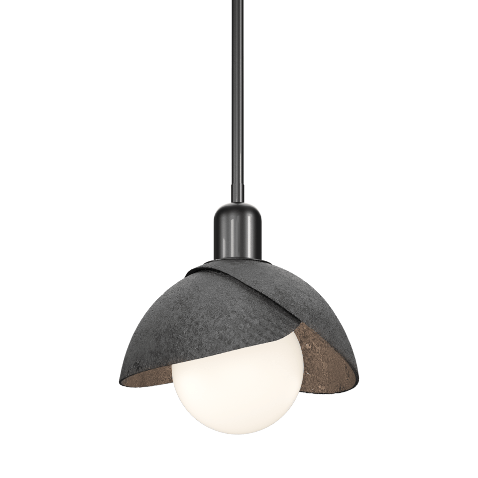 Brooklyn Double Shade Mini Pendant Light by Hubbardton Forge - Artisan Crafted, Dimmable, Versatile Finishes