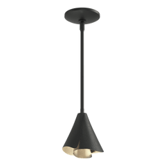 Mobius Steel Shade Mini Pendant Light by Hubbardton Forge – Modern Design, Dimmable, UL Damp Rated, Custom Finishes