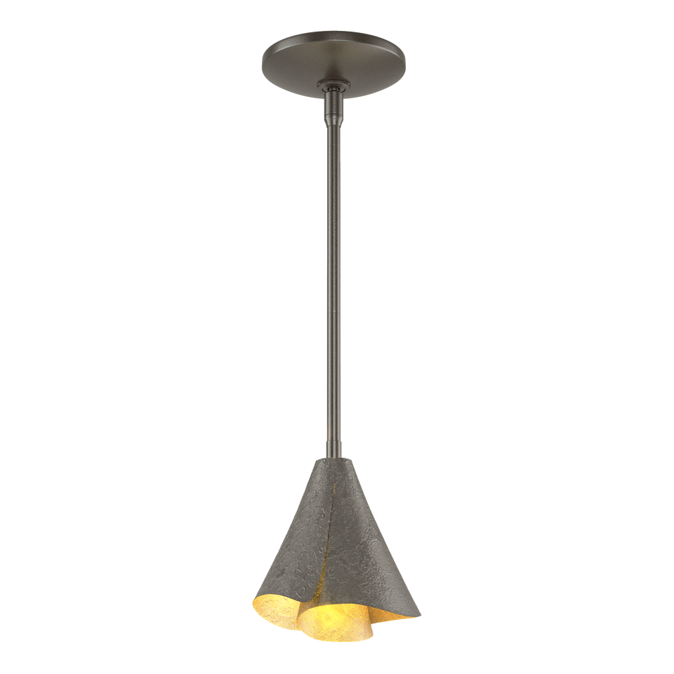 Mobius Steel Shade Mini Pendant Light by Hubbardton Forge – Modern Design, Dimmable, UL Damp Rated, Custom Finishes