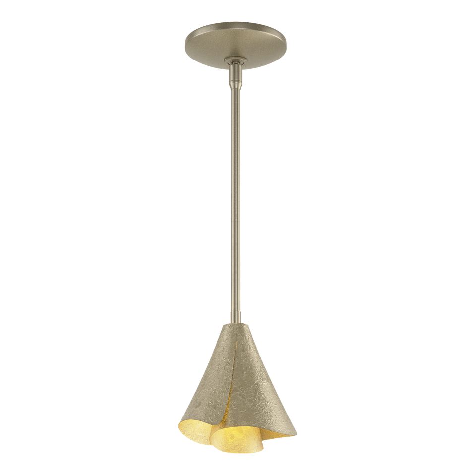 Mobius Steel Shade Mini Pendant Light by Hubbardton Forge – Modern Design, Dimmable, UL Damp Rated, Custom Finishes