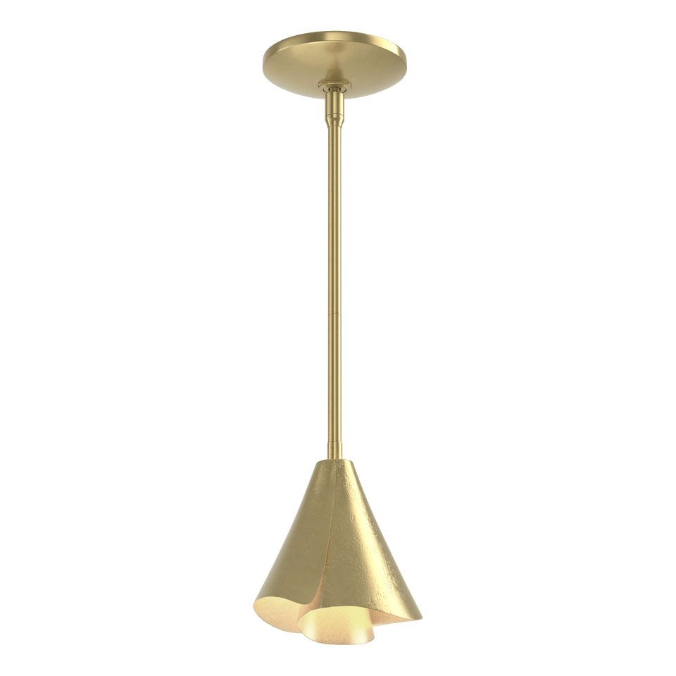 Mobius Steel Shade Mini Pendant Light by Hubbardton Forge – Modern Design, Dimmable, UL Damp Rated, Custom Finishes