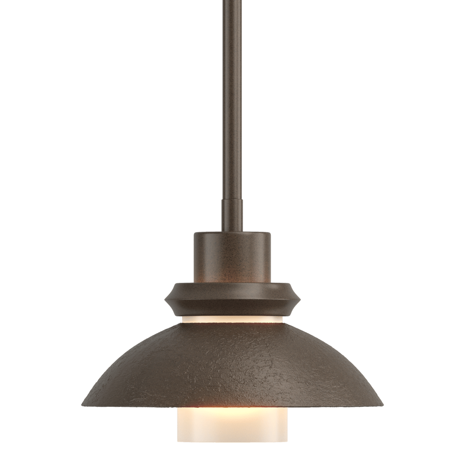 Hubbardton Forge Staccato Mini Pendant Light, Dimmable, Handcrafted Steel, UL Damp Rated