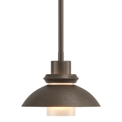 Hubbardton Forge Staccato Mini Pendant Light, Dimmable, Handcrafted Steel, UL Damp Rated