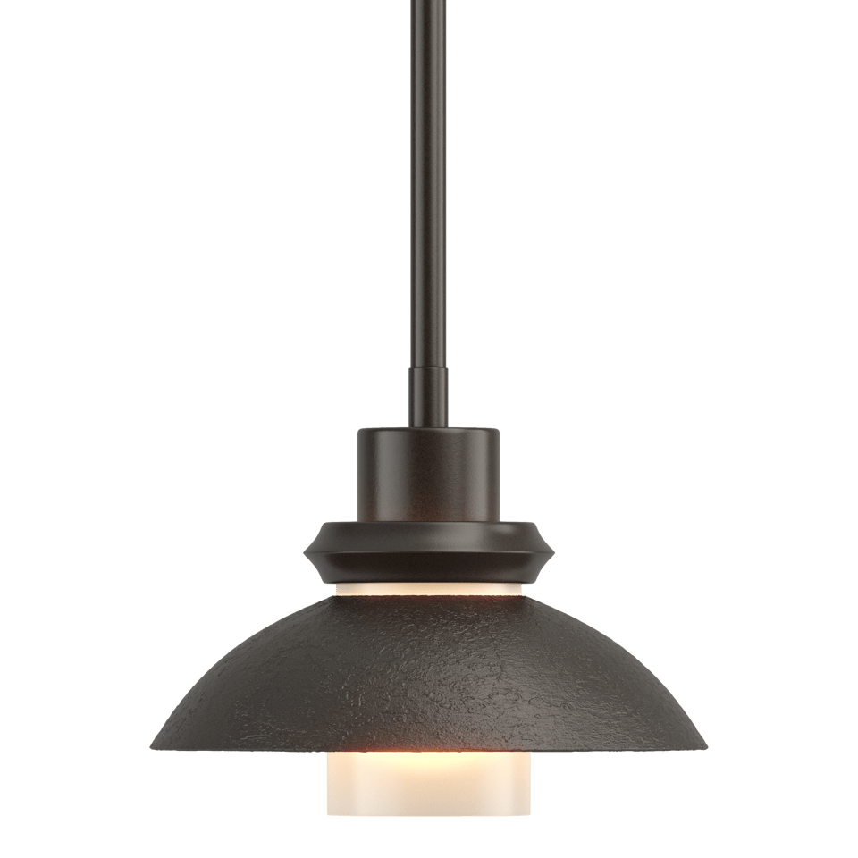 Hubbardton Forge Staccato Mini Pendant Light, Dimmable, Handcrafted Steel, UL Damp Rated