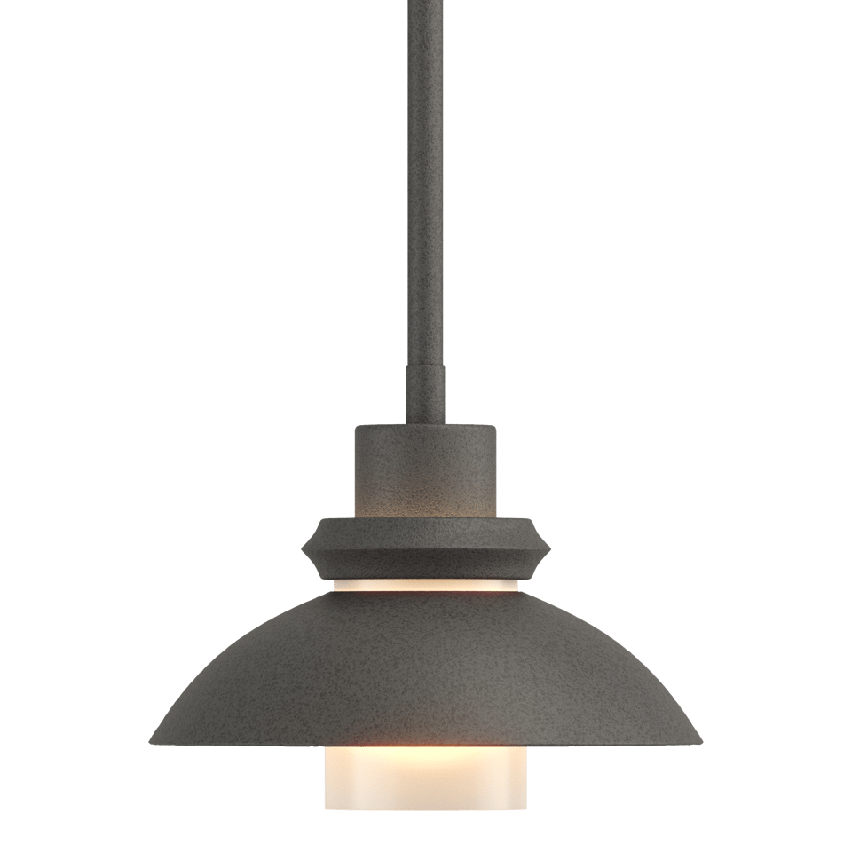 Hubbardton Forge Staccato Mini Pendant Light, Dimmable, Handcrafted Steel, UL Damp Rated