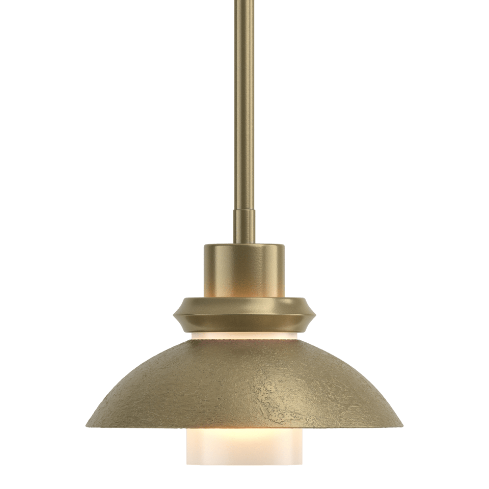 Hubbardton Forge Staccato Mini Pendant Light, Dimmable, Handcrafted Steel, UL Damp Rated