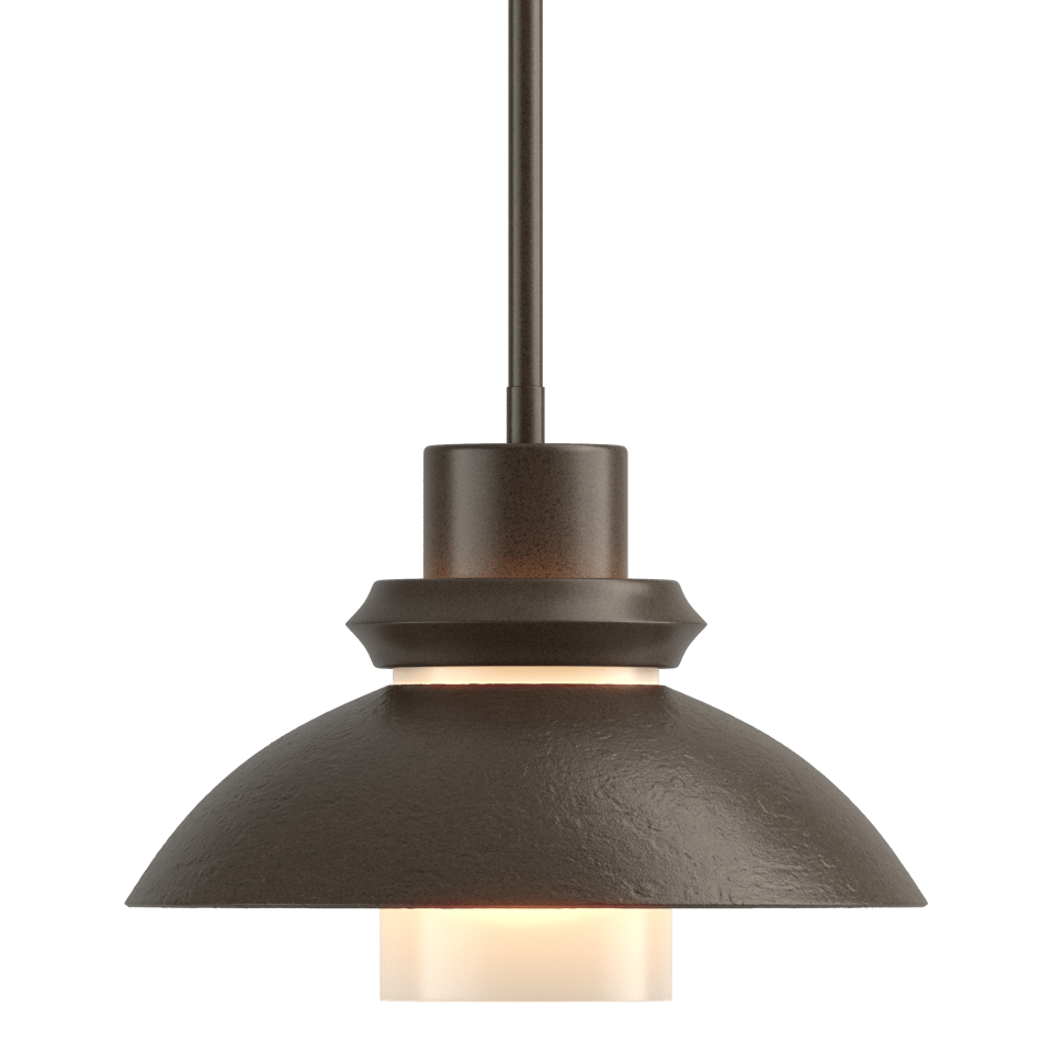 Hubbardton Forge Staccato Large Mini Pendant Light - Dimmable, Adjustable Height, UL Damp Rated