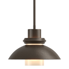 Hubbardton Forge Staccato Large Mini Pendant Light - Dimmable, Adjustable Height, UL Damp Rated