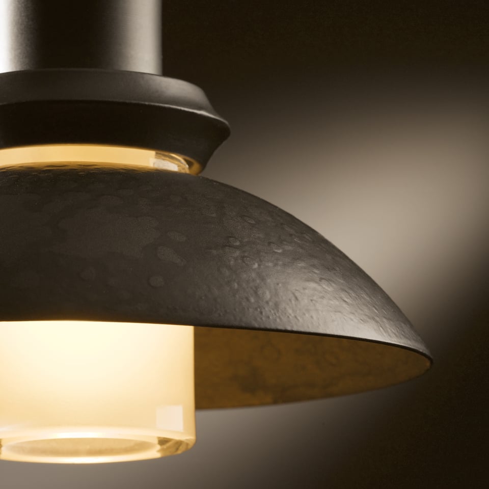 Hubbardton Forge Staccato Large Mini Pendant Light - Dimmable, Adjustable Height, UL Damp Rated