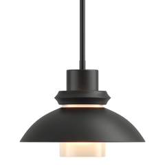 Hubbardton Forge Staccato Large Mini Pendant Light - Dimmable, Adjustable Height, UL Damp Rated