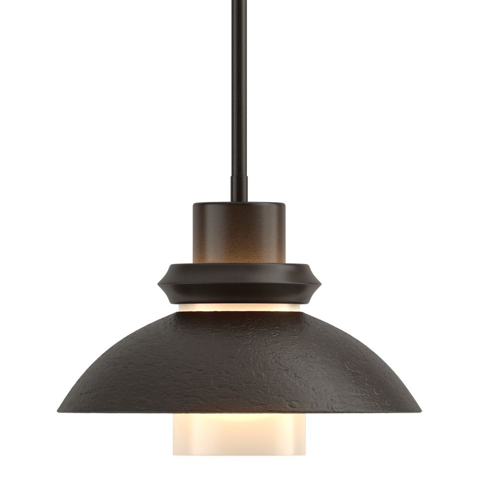 Hubbardton Forge Staccato Large Mini Pendant Light - Dimmable, Adjustable Height, UL Damp Rated