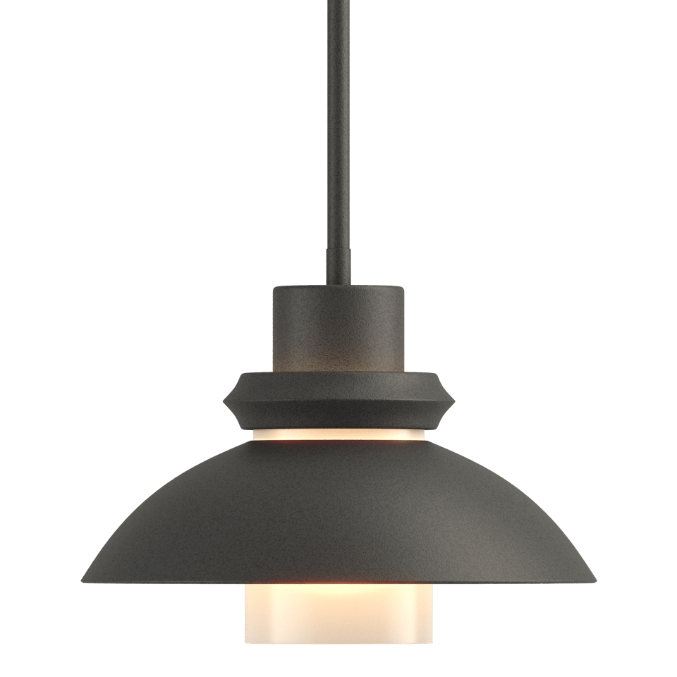 Hubbardton Forge Staccato Large Mini Pendant Light - Dimmable, Adjustable Height, UL Damp Rated